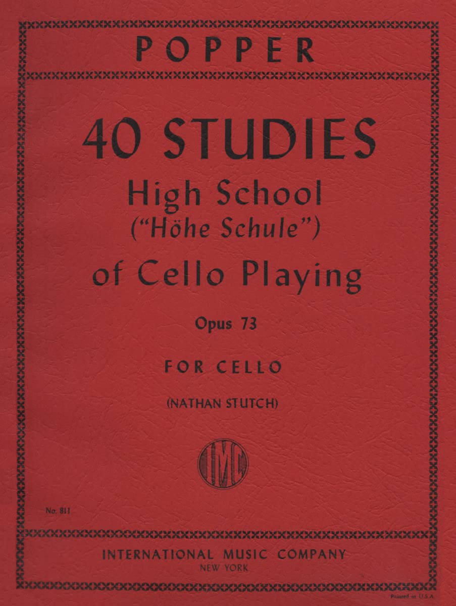 Popper: 40 Studies, Op.73 - High School of Cello Playing