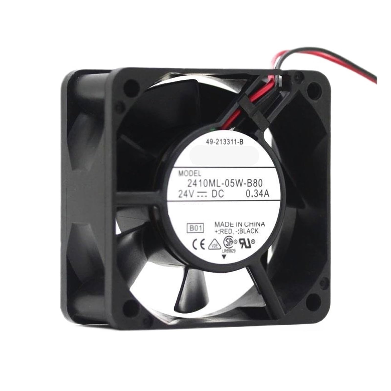 UWUKCJOKQ 2410ML-05W-B80 6025 24V 0.34A Fan 60x60x25mm Cooling