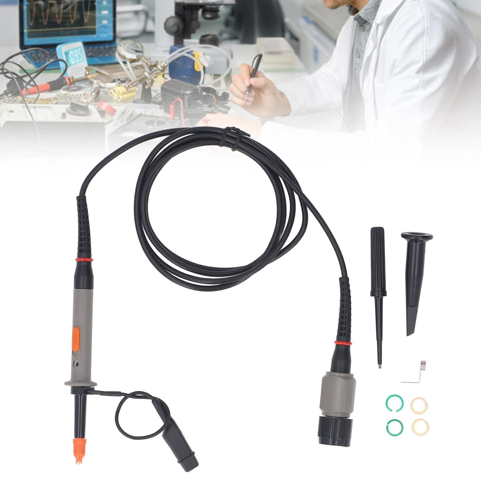 500Mhz Osciloscopio Cable de Prueba, Universal Osciloscopio Pasivo de Alta Impedancia Multímetro Sonda Kit, Sonda Intercambiable de Alta Sensibilidad Con Conector Bnc T6500