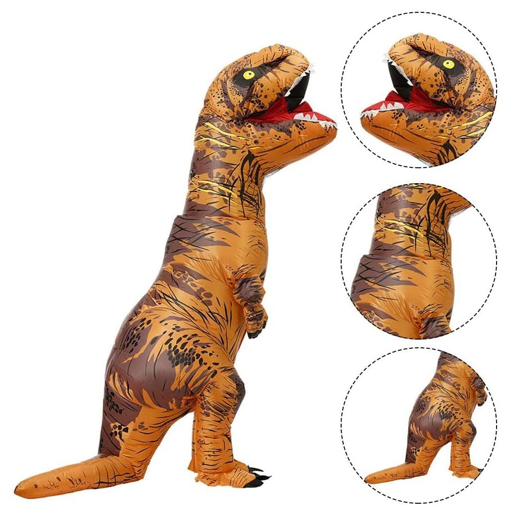 Costume da dinosauro gonfiabile per adulti