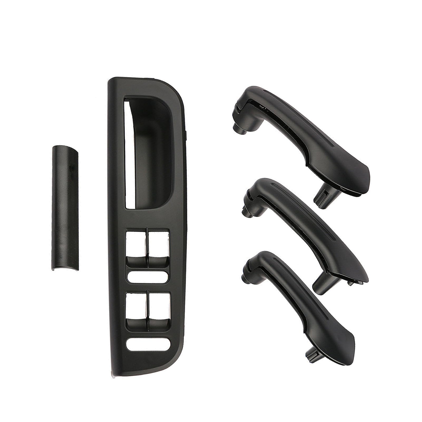 TTCR-II 5PCS Compatible con Tirador Puerta VW Bora Variant Golf IV Tirador Puerta Derecha + Izquierdo PASSAT B5/ GOLF MK4 Manillas Puertas Interior, Manijas Para Golf 4 -Negro