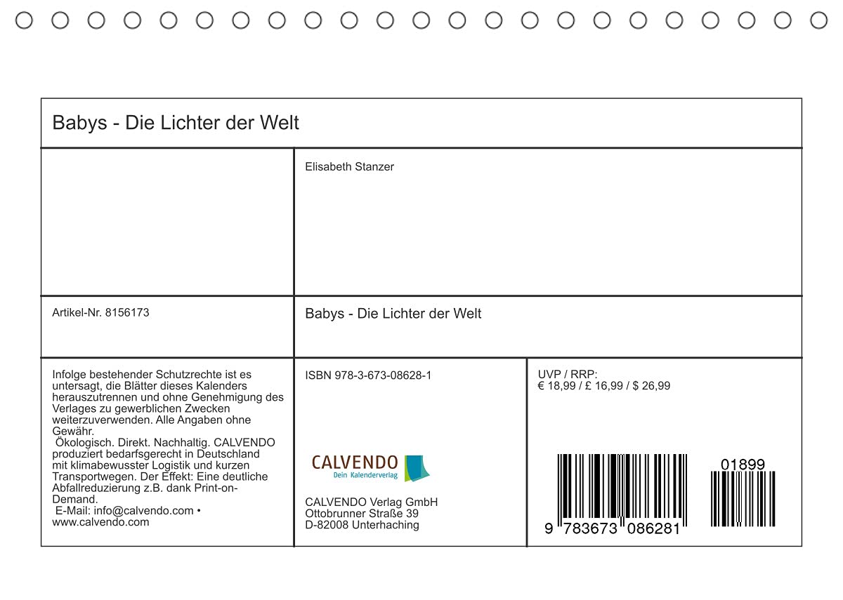Babys - Die Lichter der Welt (Tischkalender 2022 DIN A5 quer): Baby-Schönheiten zum verlieben! (Geburtstagskalender, 14 Seiten ) (CALVENDO Menschen)