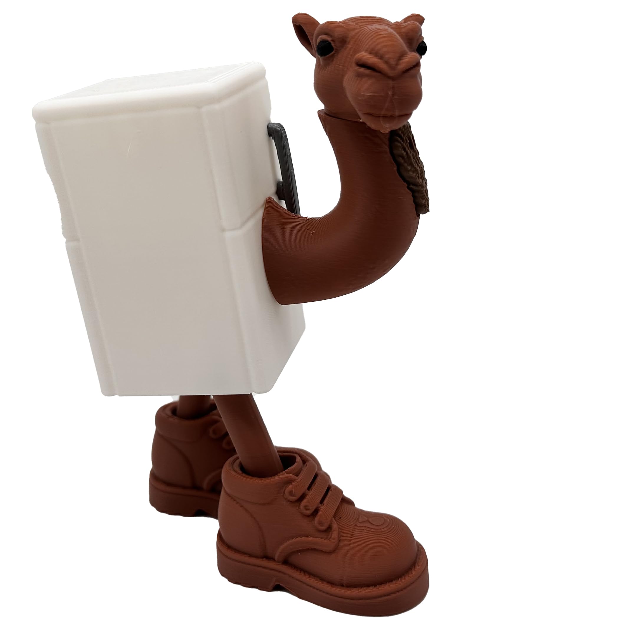 Frigo Camelo, Brianrot Italian Memes, Articulated Figure XL 15 cm, White Fridge with Camel Head, Meme Italianos Brain Rot - Image 4