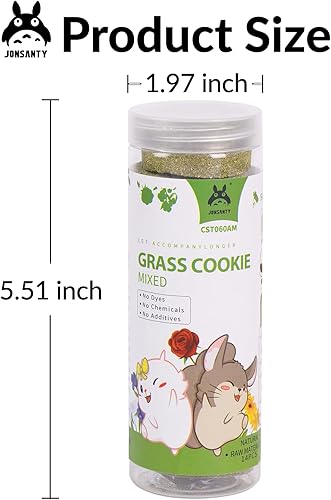 Miniatura 2 de 14 piezas de galletas naturales de Timothy de hierba y flores, juguetes masticables para conejo, cobaya, hámster, chinchilla, conejito, rata,