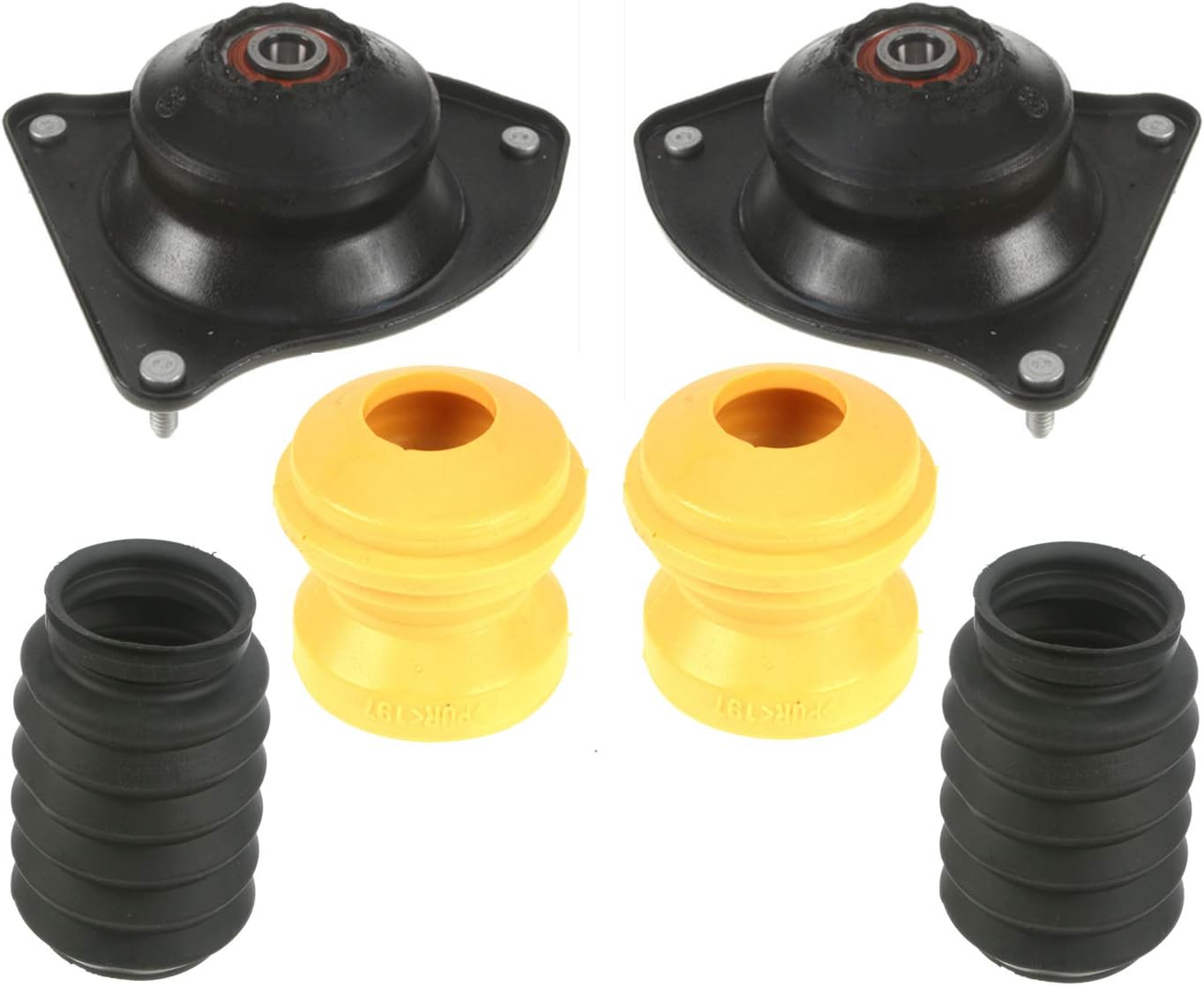 For Mini COOPER FRONT LEFT + RIGHT STRUT SHOCK MOUNTS