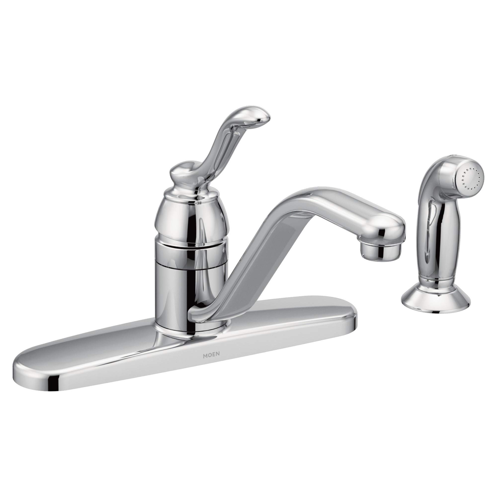 Moen7051 Chrome One-Handle Kitchen Faucet