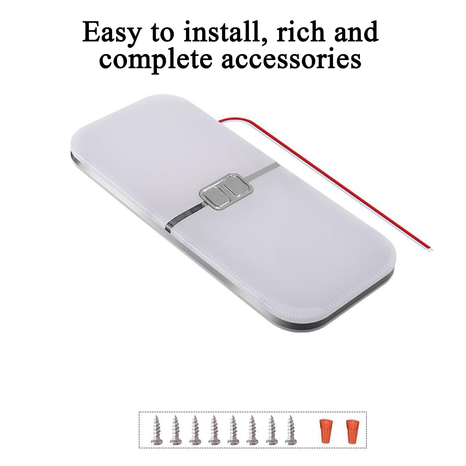 interne per campeggio - Plafoniera a LED per campeggio, auto, con luminosità regolabile, per lettura, relax, viaggi, campeggio, uscite familiari, lampada da 12 – 30 V per lettura rilassata