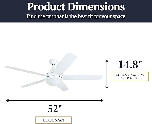Miniatura 7 de Prominence Home 51630-01 Ashby Ventilador de techo