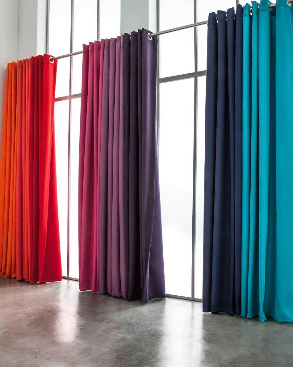 TODAY 257348 Polyester Blackout Curtain - 140 x 260 cm, polyester, Zinc/Gris, 140x260 cm, W 55.1" x L 102.4" (1 Panels) - Image 4