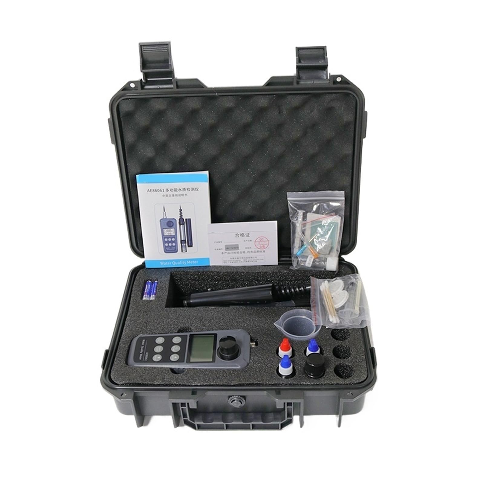 Testeur De Qualité De L'eau Multiparamètre De Laboratoire AE86061 pour une lecture claire | Compteur DO/PH/Temp/ammoniac/nitrite for aquarium, aquaculture, aquarium