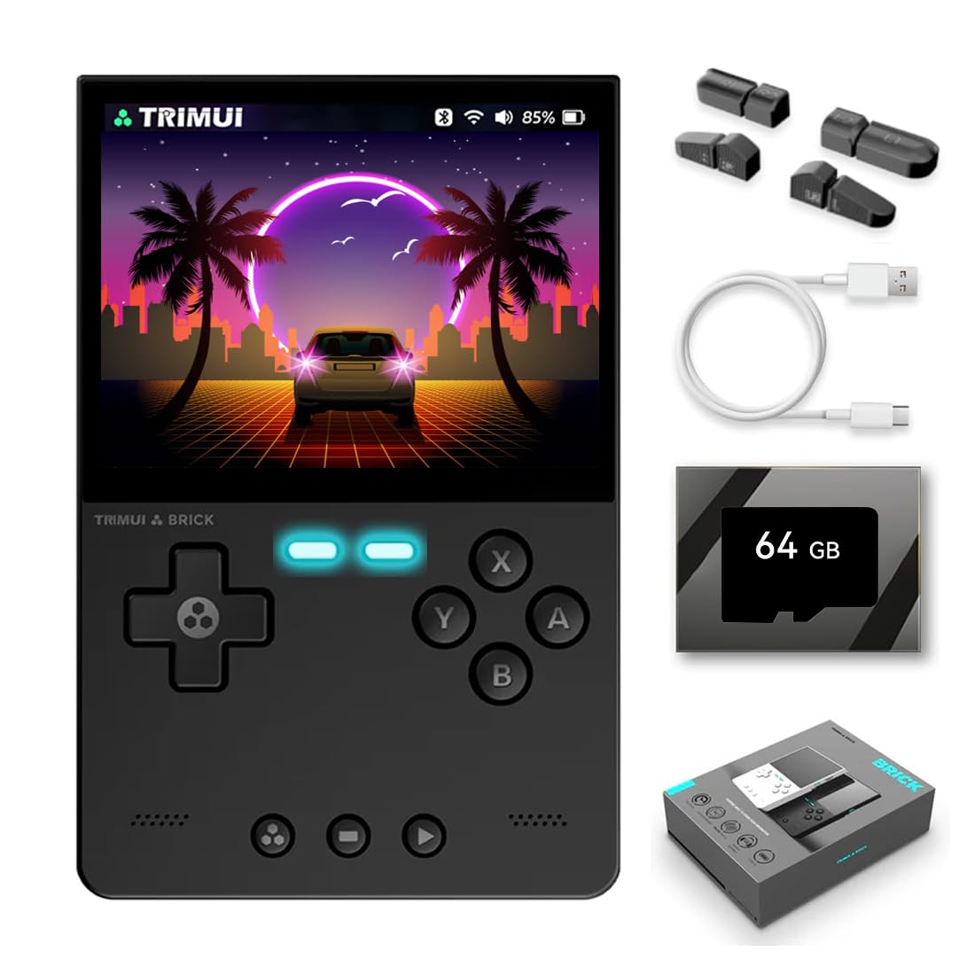 Amazon | TRIMUI Brick レトロハンドヘルドゲームコンソール 64G
