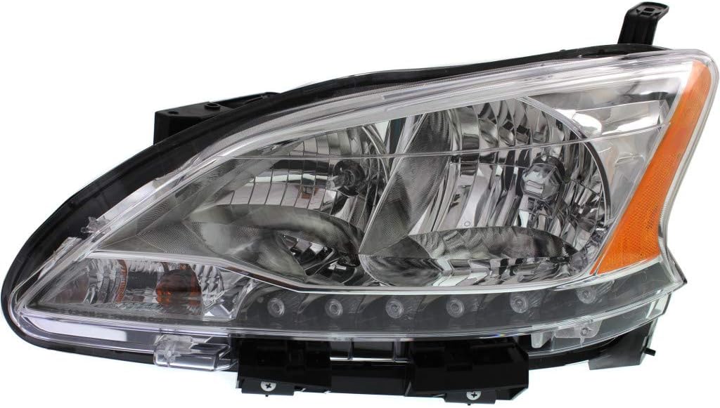For Nissan Sentra Headlight 2013 2014 2015 Driver Side CAPA Certified For NI2502216 | 26060-3SG2A