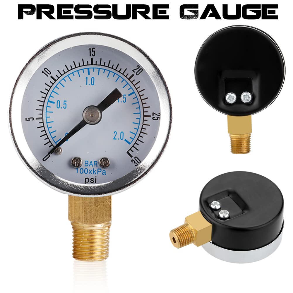 水圧ゲージ Amazon.co.jp: 液体充填圧力計 - 水圧タンクゲージ - ウォーター