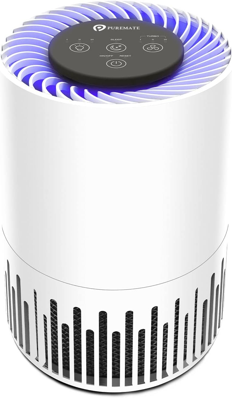 ANSIO Air Purifier for Home with True HEPA Activated Carbon Filter