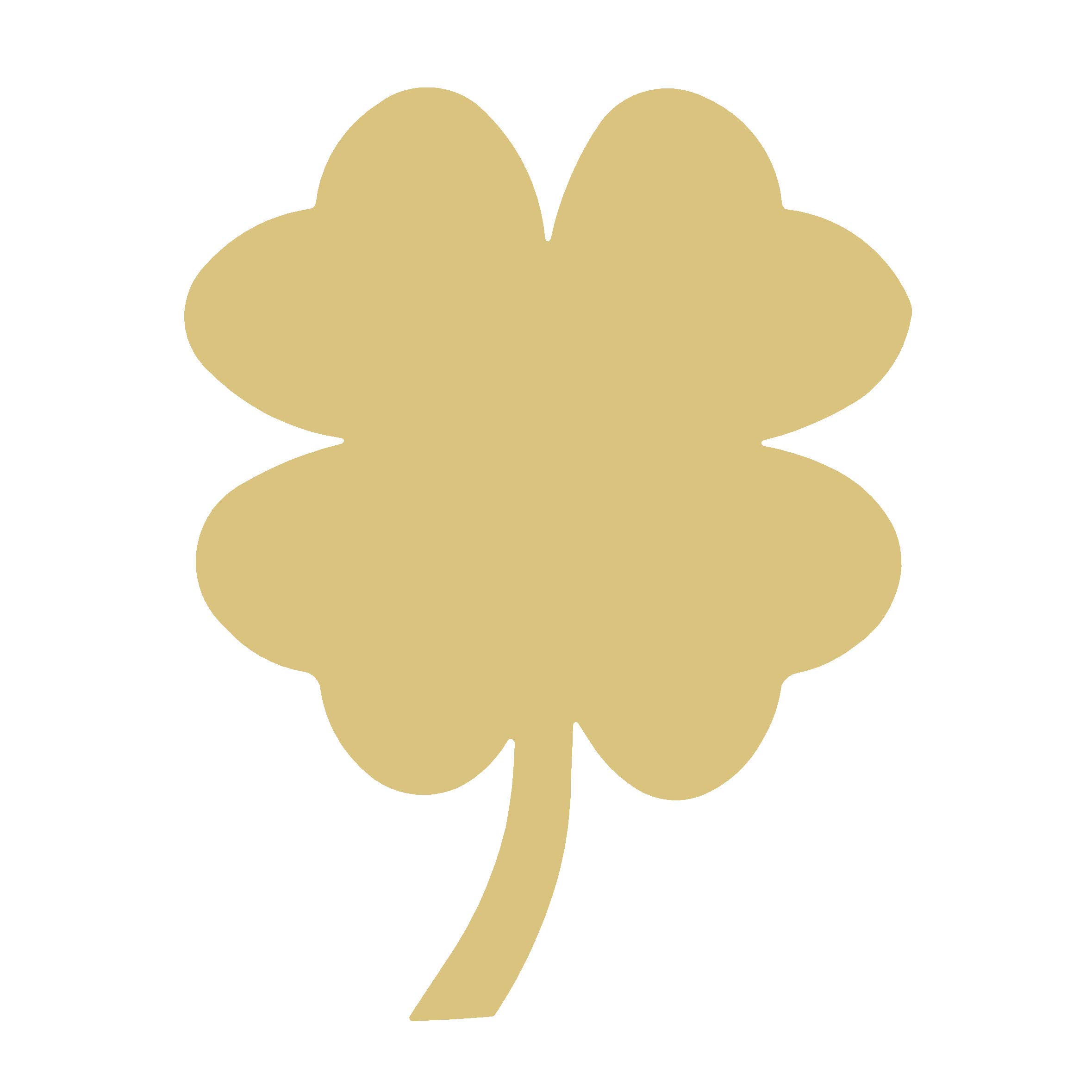 Amazon.com: 4 Leaf Clover Cutout Unfinished Wood St. Patrick's Day