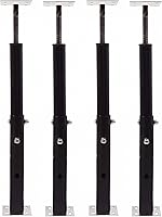 Birsppy Akron Adjustable Floor Jack Model C-3 - Telescoping Support Jack Stand 1'7"-3' Range, Safe Temporary Floor Post (4 Pack)