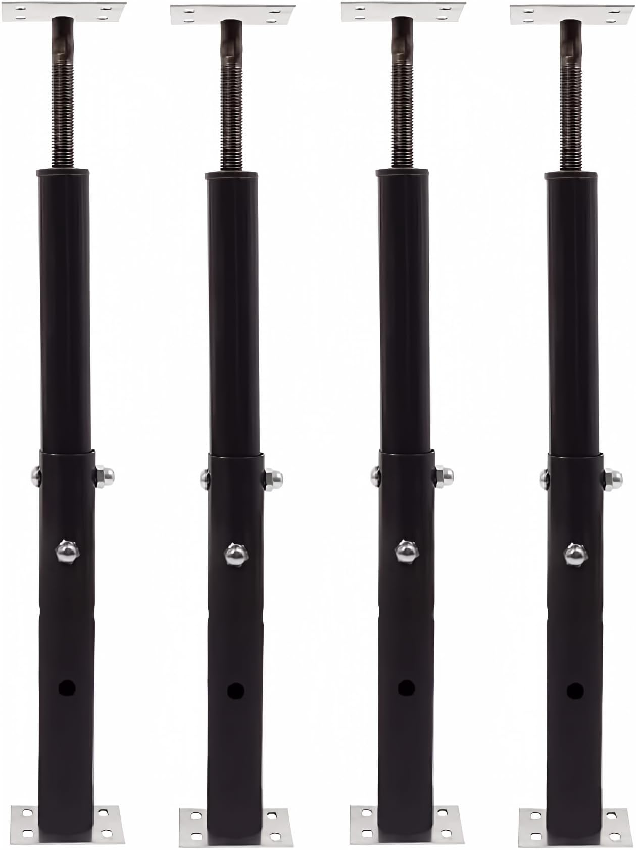AKRON PRODUCTS Adjustable Floor Jack (Model C-3), Akron Jacks Floor Jacks, Telescoping Jack For Temporary Support, Size Range 1'7''-3' (Fоur Расk)