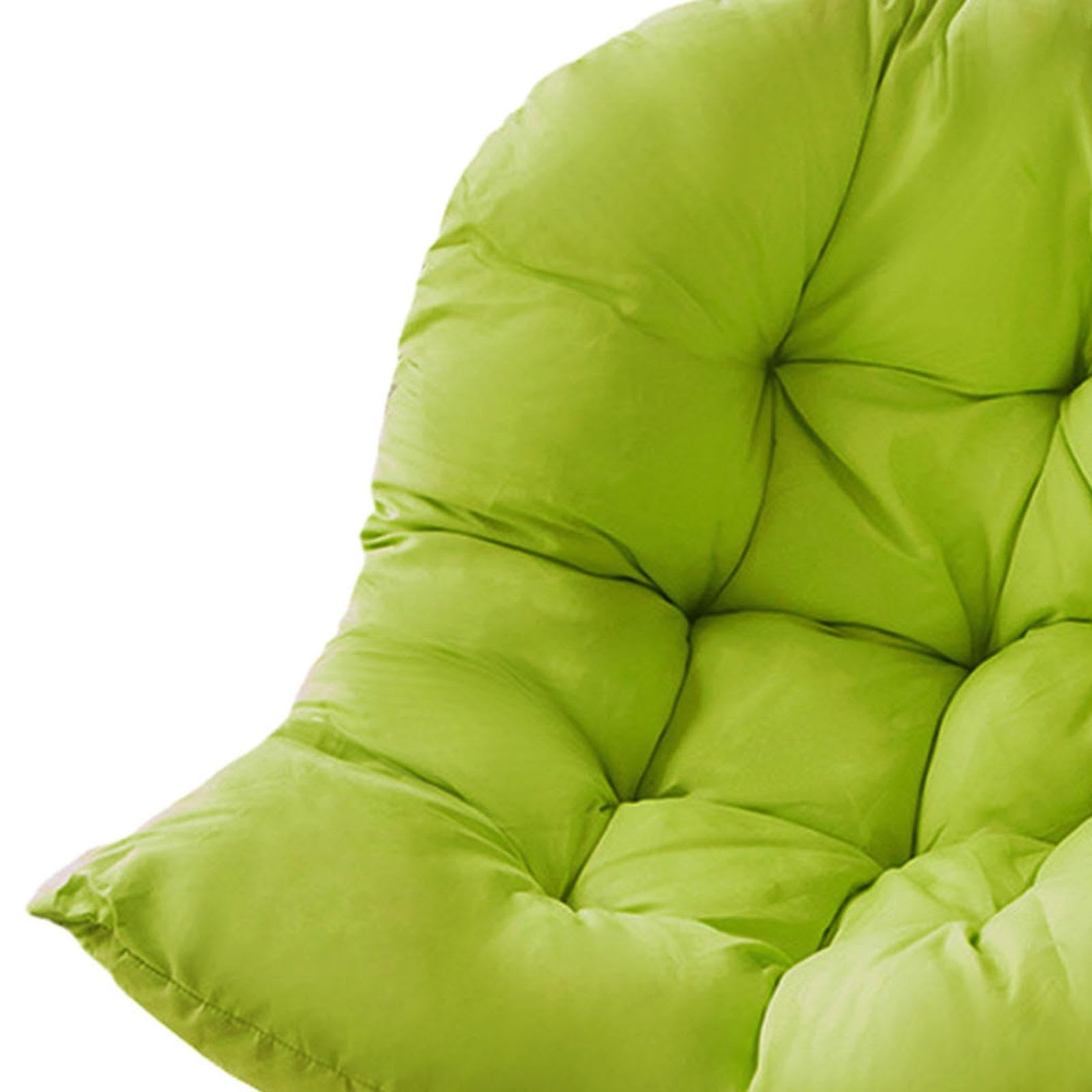 Cuscino sospeso per sedia a uovo, cuscino per seduta per sedia da esterno, accessori per mobili, tappetino per sedia da giardino per decorazione, verde