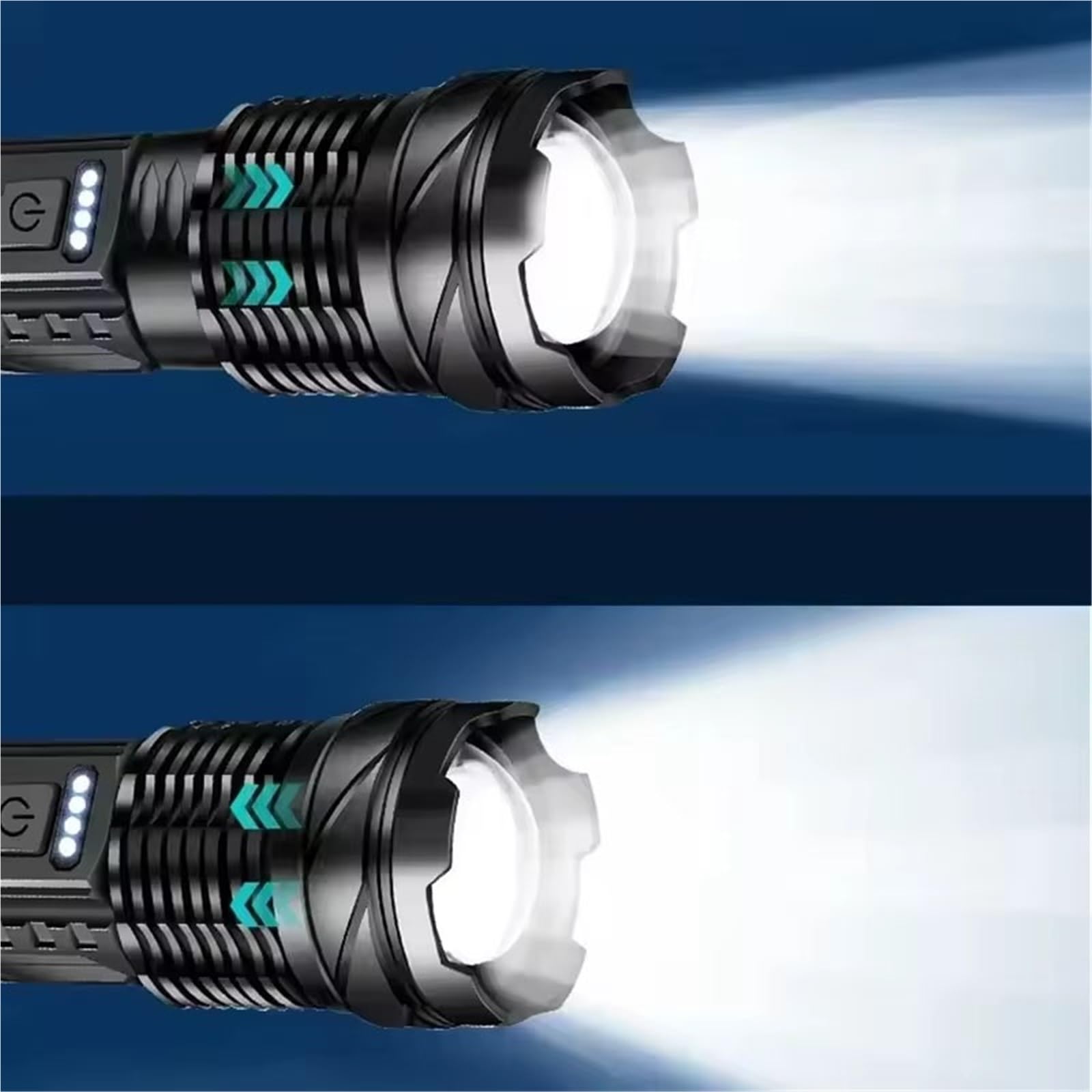 Torcia LED Torcia elettrica COB potente, portatile, ricaricabile, luminosa, LED for uso domestico,campeggio