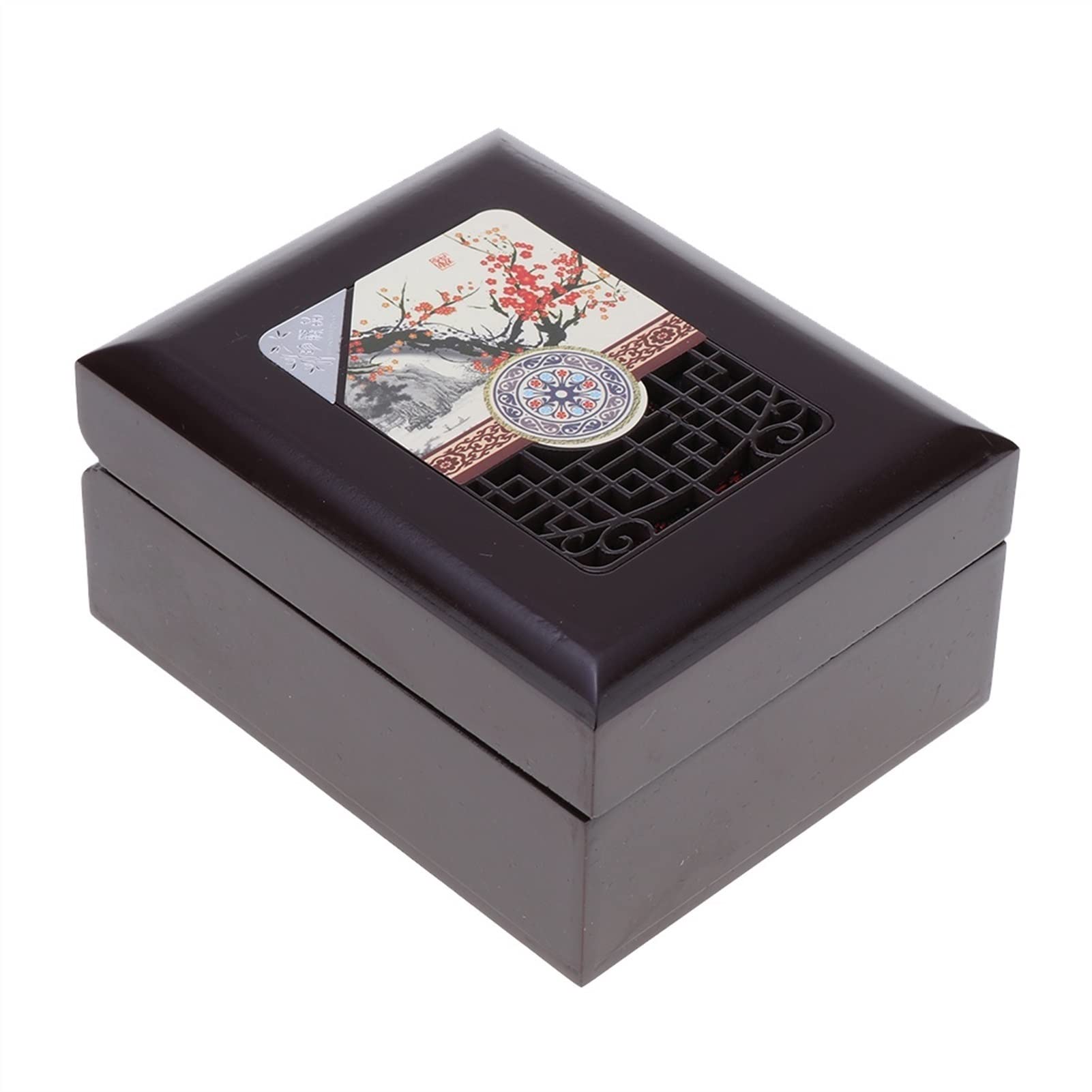 ANVLOJRIH Watch Box Vintage Luxury Watch Box Wooden Display Travel Jewelry Organizer and Storage Watches Box(B)