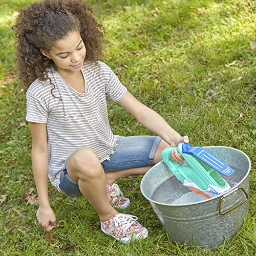 Super Soaker Lança Água Soa Splash Mouth Verde Água/Laranja/Branco