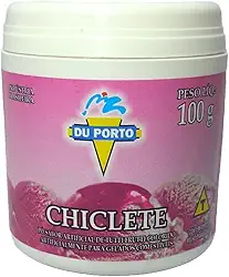 Base em Pó Para Sorvetes Picolés Geladinhos Vários Sabores (Chiclete)