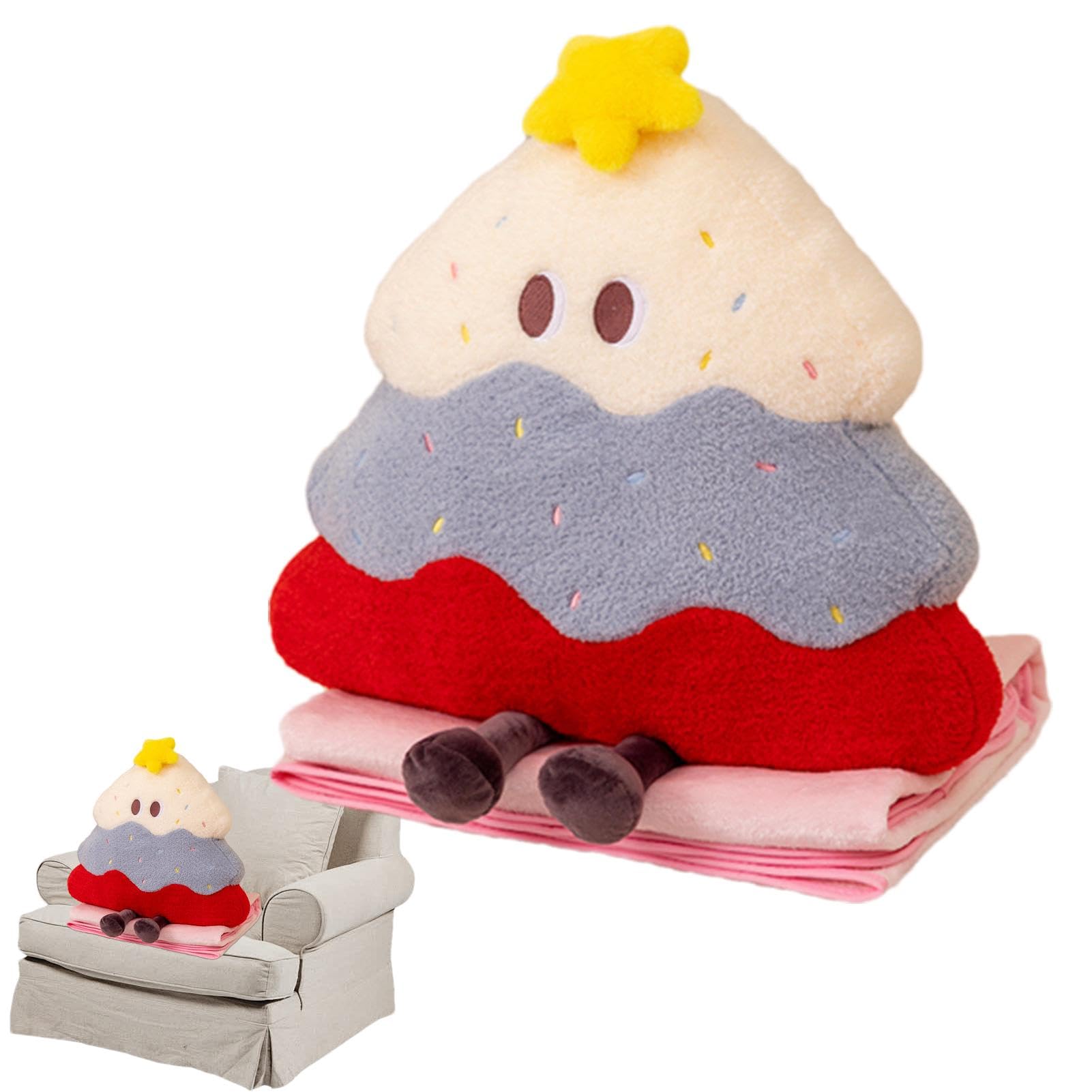 Oreiller en peluche multifonction : coussin décoratif lit