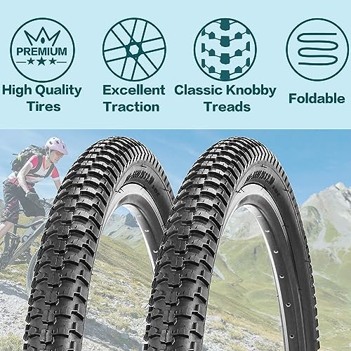 26″ Bike Tires 26 x 2.10 inch Folding Bike Tires Fit for 26