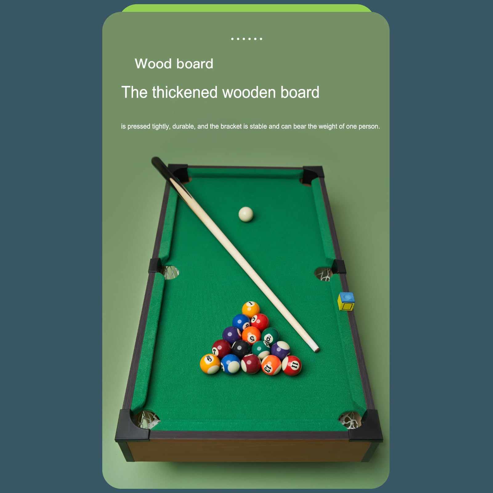 Table de billard portable : table de jeu compacte, jeu de jeux éducatifs | Planche d'étude de mini tailles avec accessoires, détente agréable pour le divertissement familial ou cadeau pour