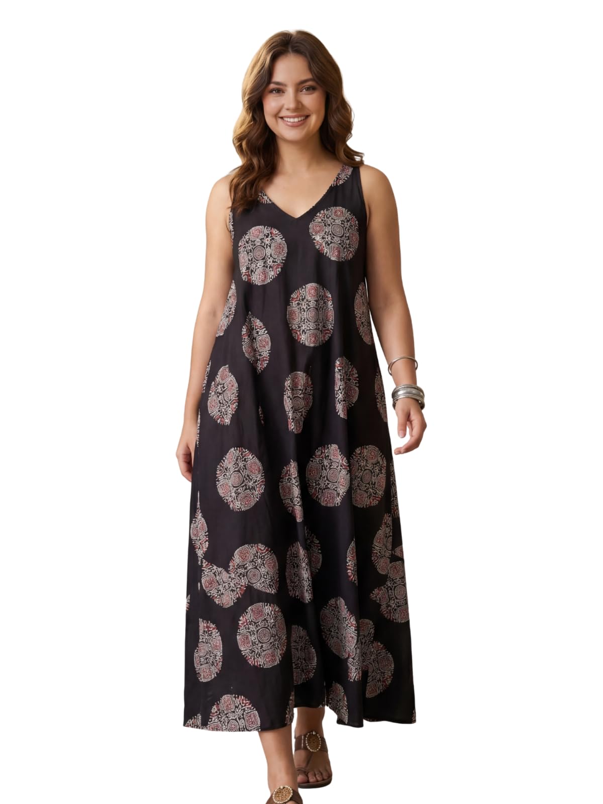 Women Leriya Fashion Dress for Women | Western One Piece Dress for Women Short & Long | Sleeveless Casual Summer Dresses for Beach & Stylish Party Outifits Knee-Length-picture-34