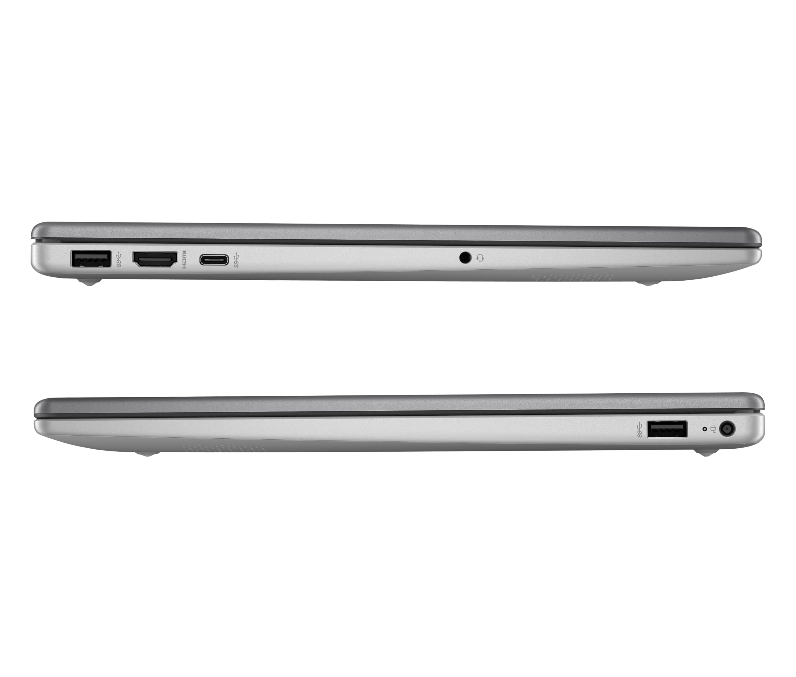 HP 15-fd0005sf Ordinateur Portable 15,6" FHD IPS, PC Portable (Intel Core i7-1355U, RAM 16 Go, SSD 512 Go, Intel Iris XE, Windows 11), Laptop Argent, Clavier AZERTY
