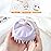 Sndyi Scalp Massager Shampoo Brush, Scalp Scrubber with Soft Silicone Bristles, Scalp Exfoliator for Dandruff Removal, Scalp Massager for Hair Growth, Wet Dry Hair Brush for Scalp Care, Taro Purple