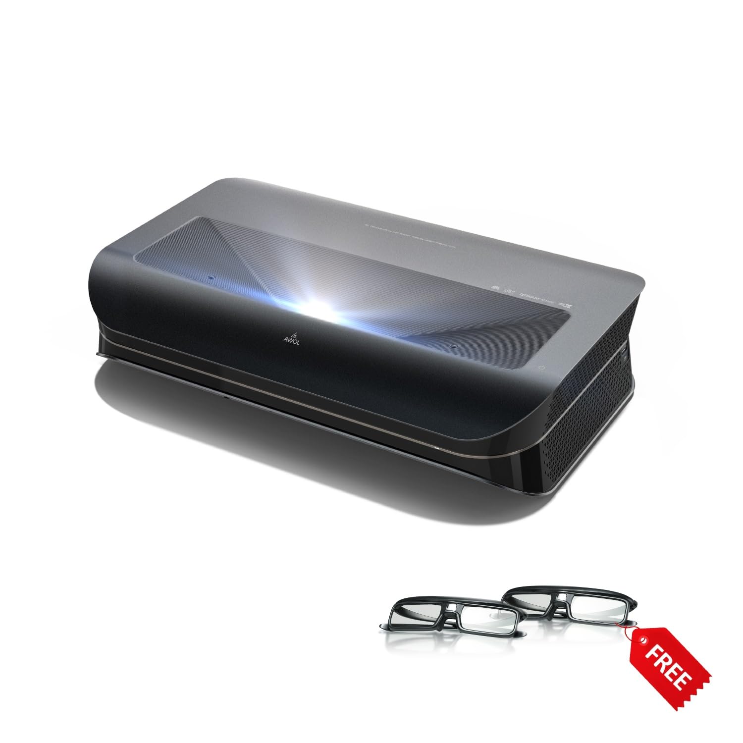 AWOL VISION LTV-3000 Pro, Projetor Ultra Curta Distância, Laser