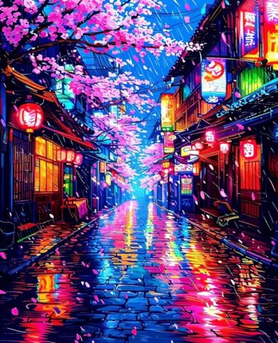 G  LbgɂG ʂ Paint by Numbers DIYyCg l S qp ȒPɓh ANʊG̋ |  H| Lbg 3̃yCguV1̃Zbg̃AN痿gp z[ ItBX 