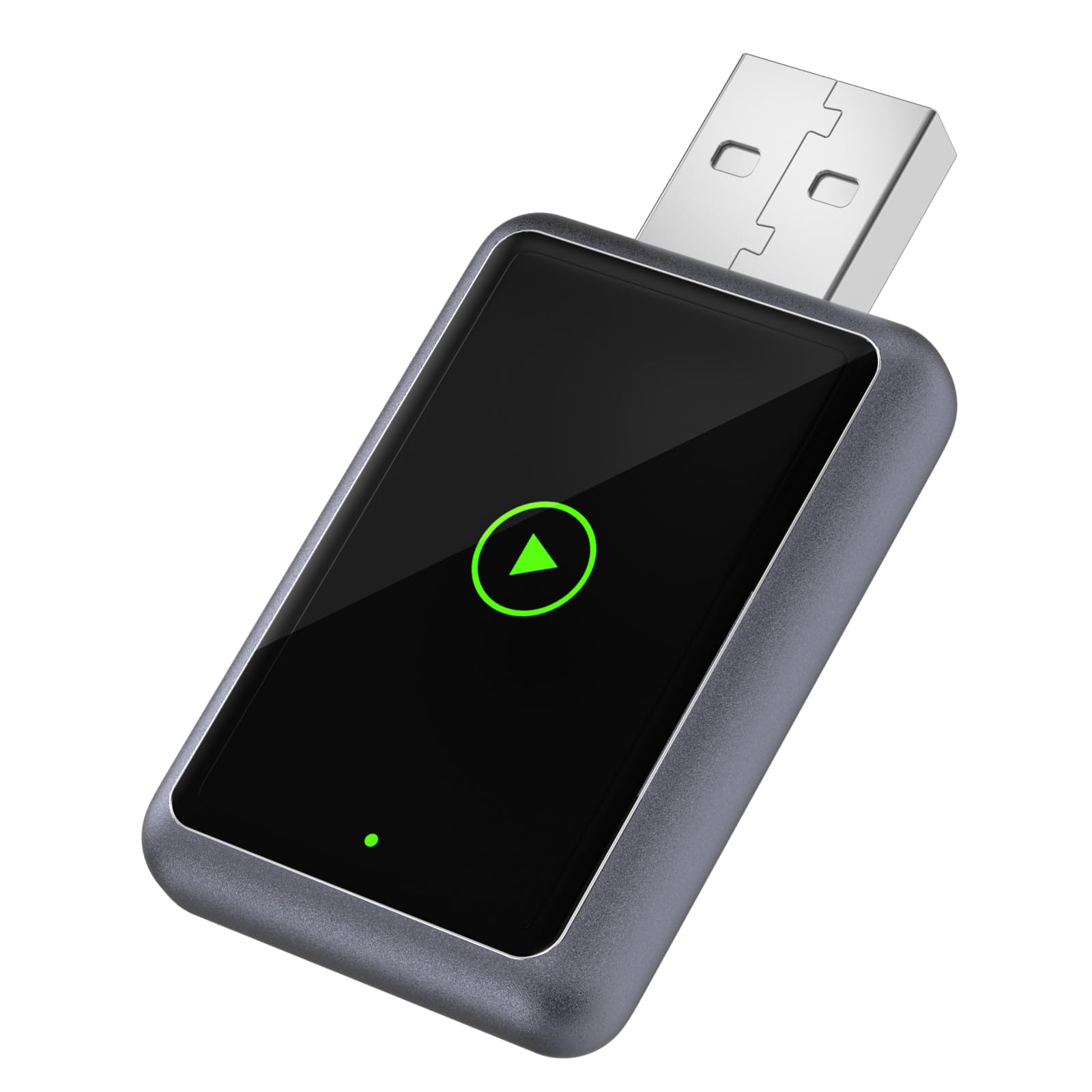 Wireless Carplay Adapter für iPhone, Konvertieren Sie Wired Carplay zu Wireless, 2 in 1 Plug and Play Android Auto and Carplay Adapter für iOS 10, Android 11 und höher, Autos mit Built-in Carplay.