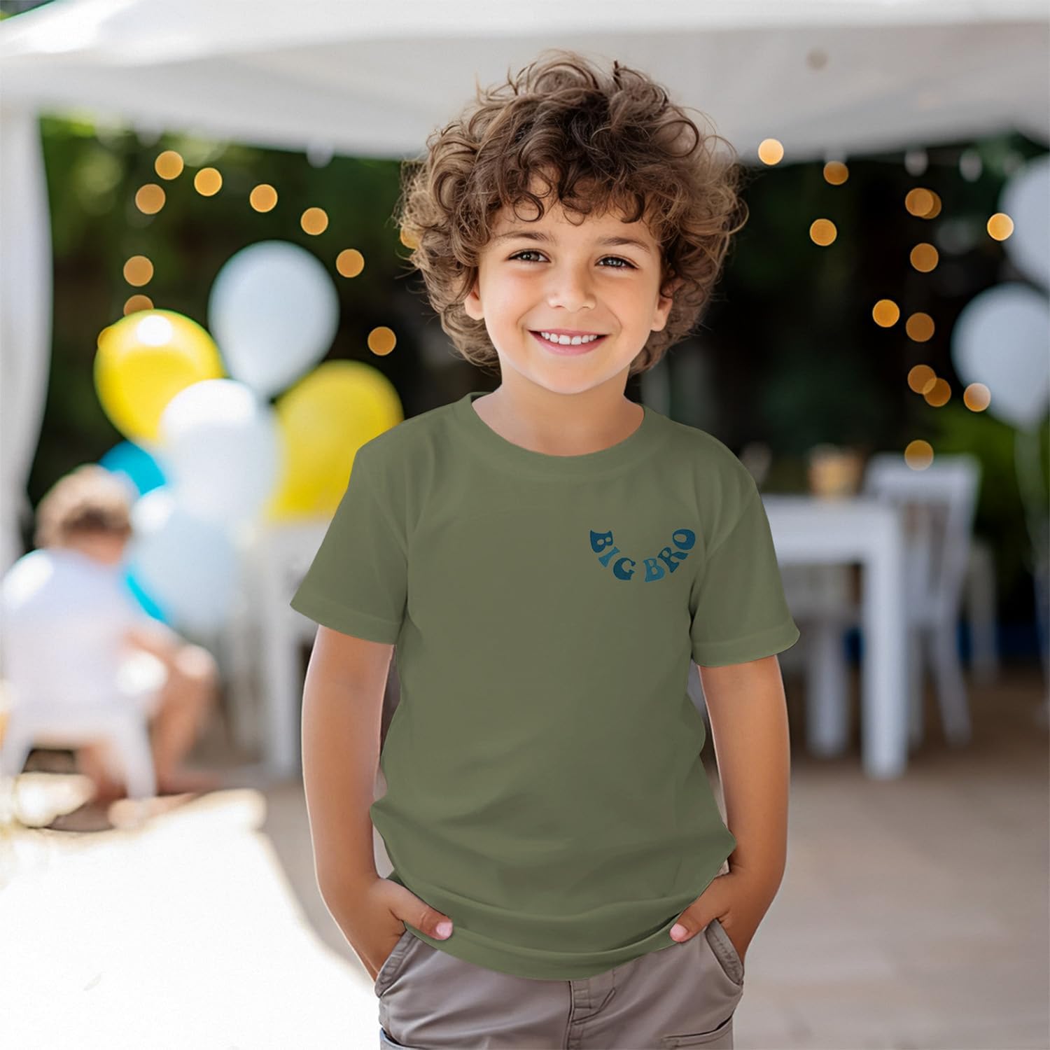 SOFEON Big Brother Shirt Toddler Baby Boy Cool Bro Club T-Shirt Sibling Announcement Shirt Summer Short Sleeve Tees Tops - Image 3