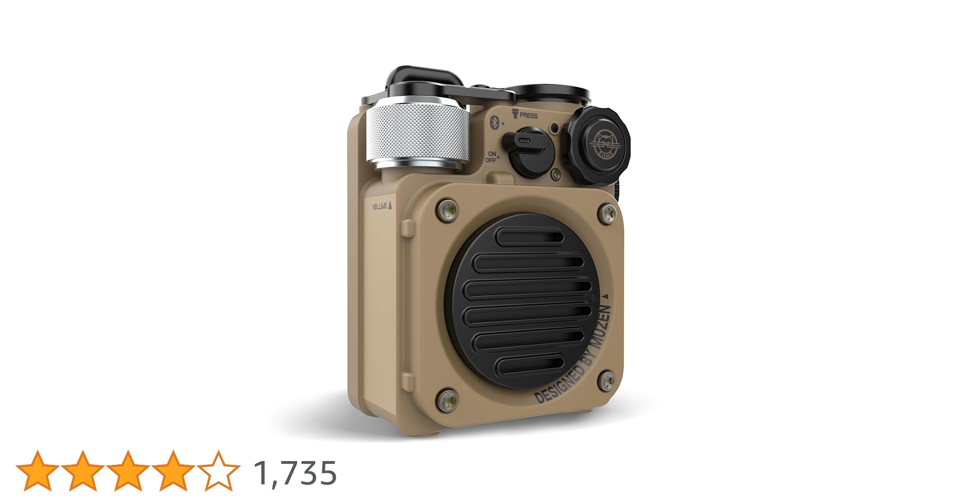 【新品未使用】ミューゼンワイルドミニ　砂漠イエロー Amazon.co.jp: MUZEN Wild Mini 第2世代 アウトド 小型