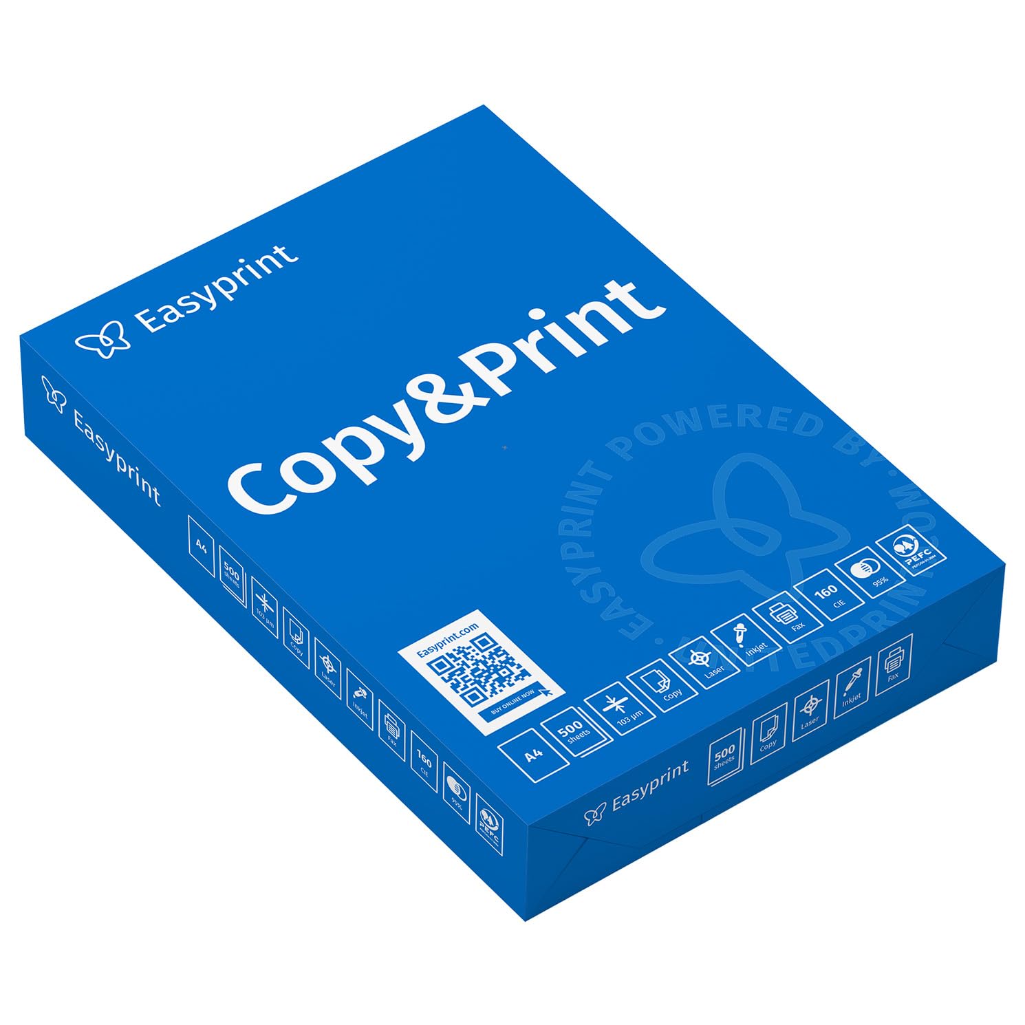 Easyprint Druckerpapier Kopierpapier 140000 Blatt 28 x 5000 A4 Premium Hochweiß CIE 160 PEFC zertifiziert
