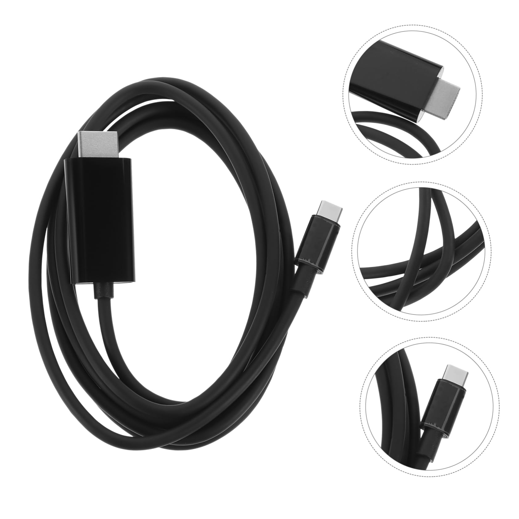 Hemobllo 3pezzi Cavo Usb c Per Proiezione Tv Adattatore Type-c Connessione Stabile Per Smartphone e Tv Metri Per Film e Presentazioni