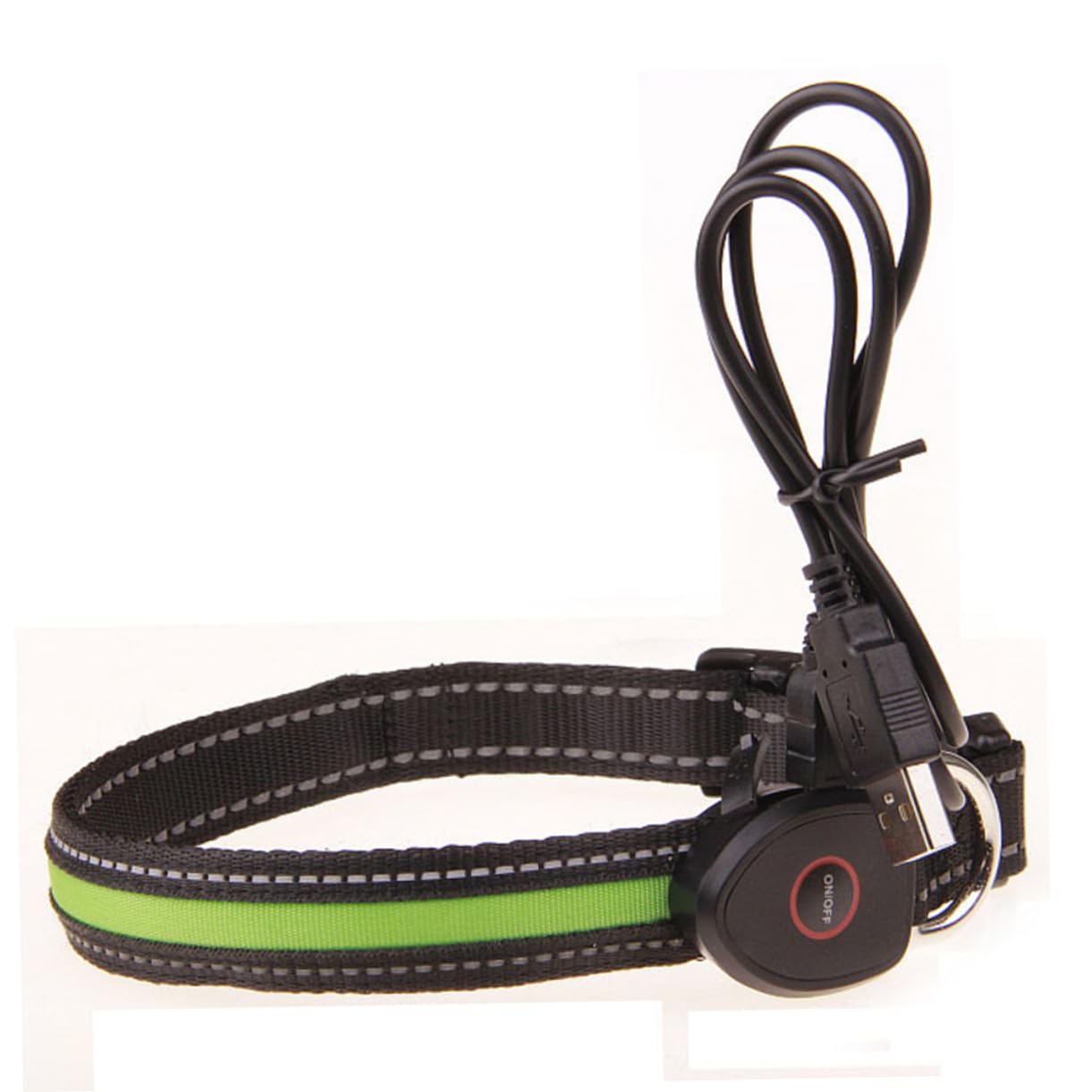 INOOMP 3 Pz collana illuminata per cani cavetto usb night collare per animali domestici cane collane collana a LED per animali domestici collare lampeggiante per animali domestici Carica