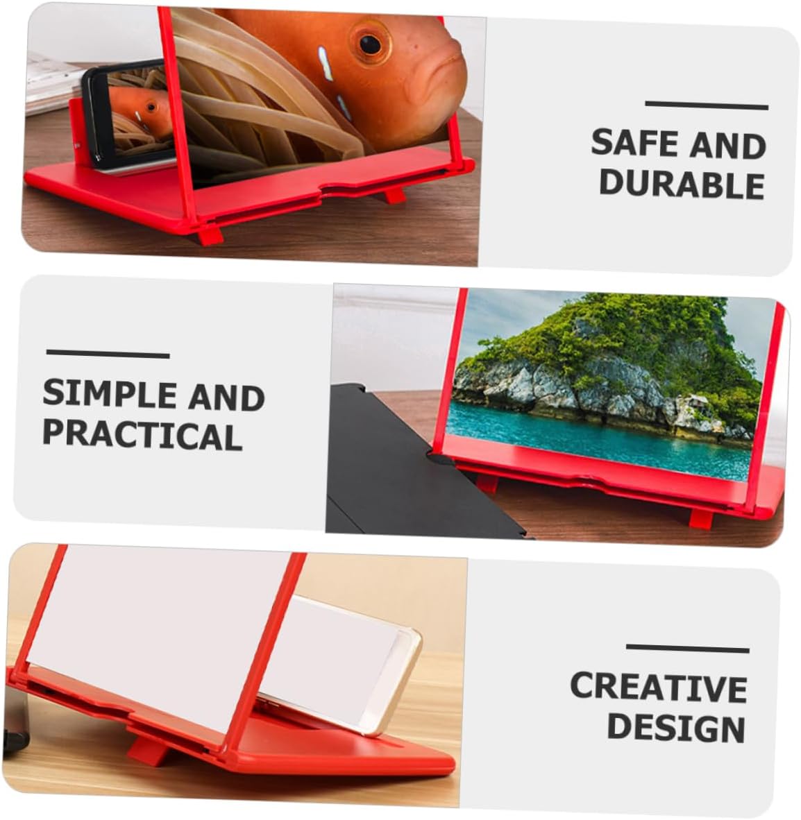 DOITOOL Phone Screen Viewing Angle Amplifier for Movies and Gaming Non- Design Compatible Smartphones