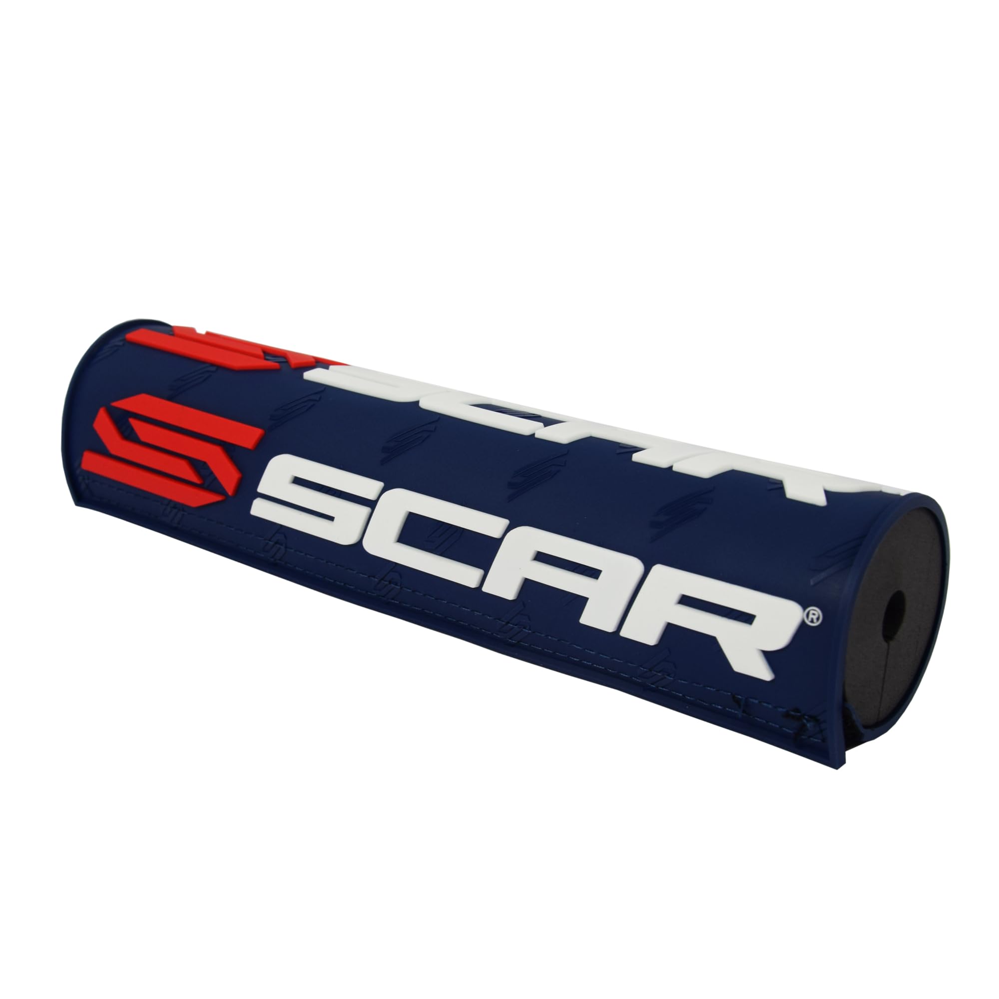 SCAR Mousse de Guidon 22 3D avec Barre Moto Cross Quad Dirt Bike Enduro Supermotard - Bleu foncé