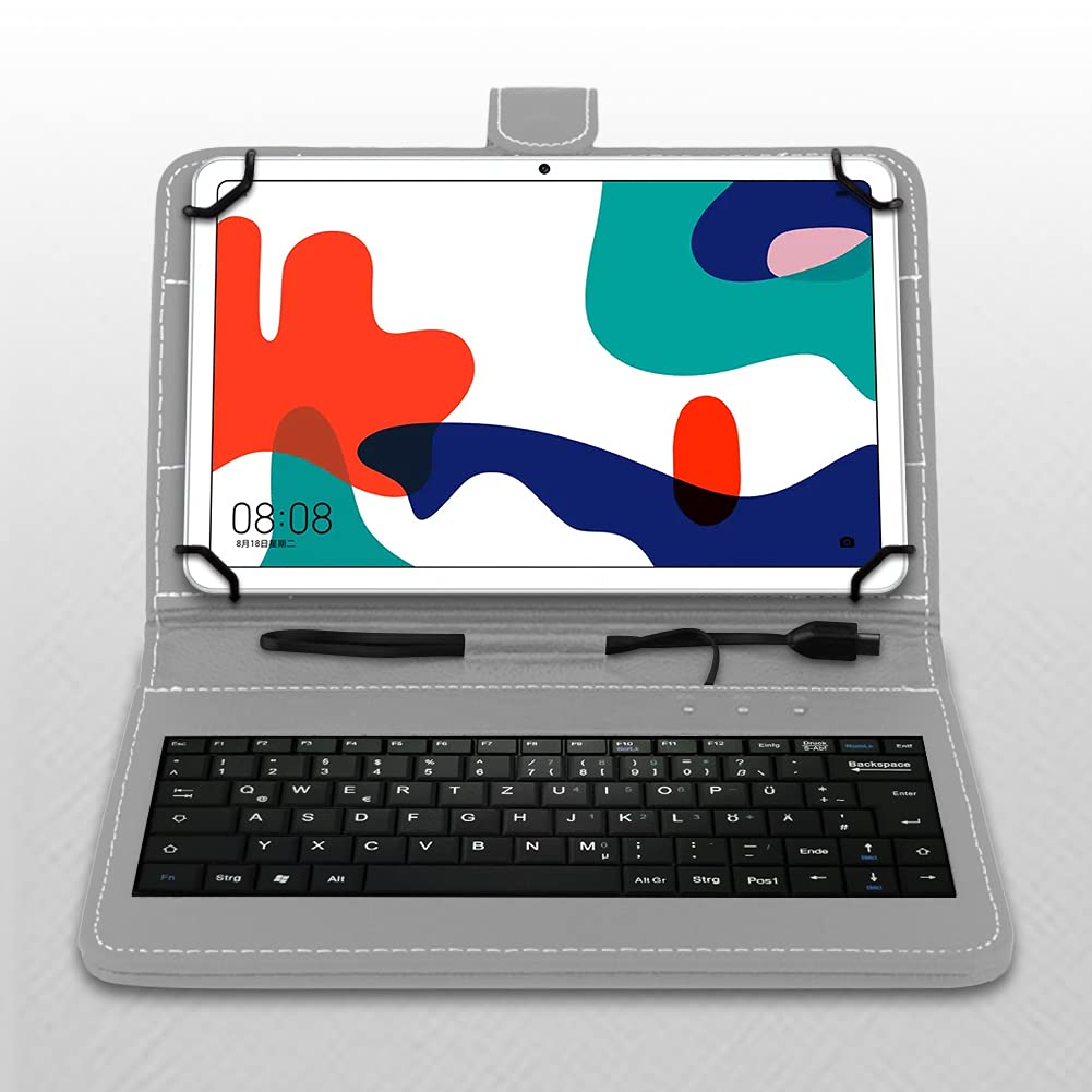 YKWXSC Custodia per Blackview Tab90 /Tab9 WiFi/Tab 16 Pro Tablet 11 Pollici, Silicone Cover Protettiva Antiurto con Supporto Rotante 360/Cinghia a Mano/Spalla, Colorato