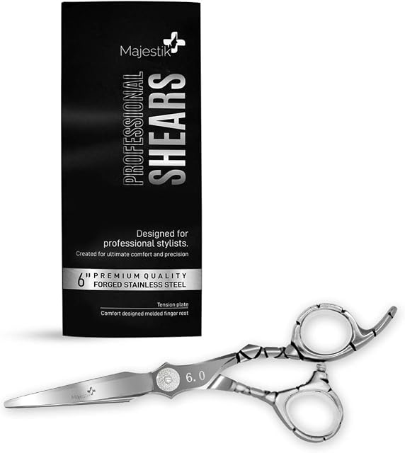 Professional Hair Scissors - Very Sharp - Barber 6.0-inch Razor Edge Hair Cutting Shears - Made from Forged Stainless Steel with Fine Adjustment Screw