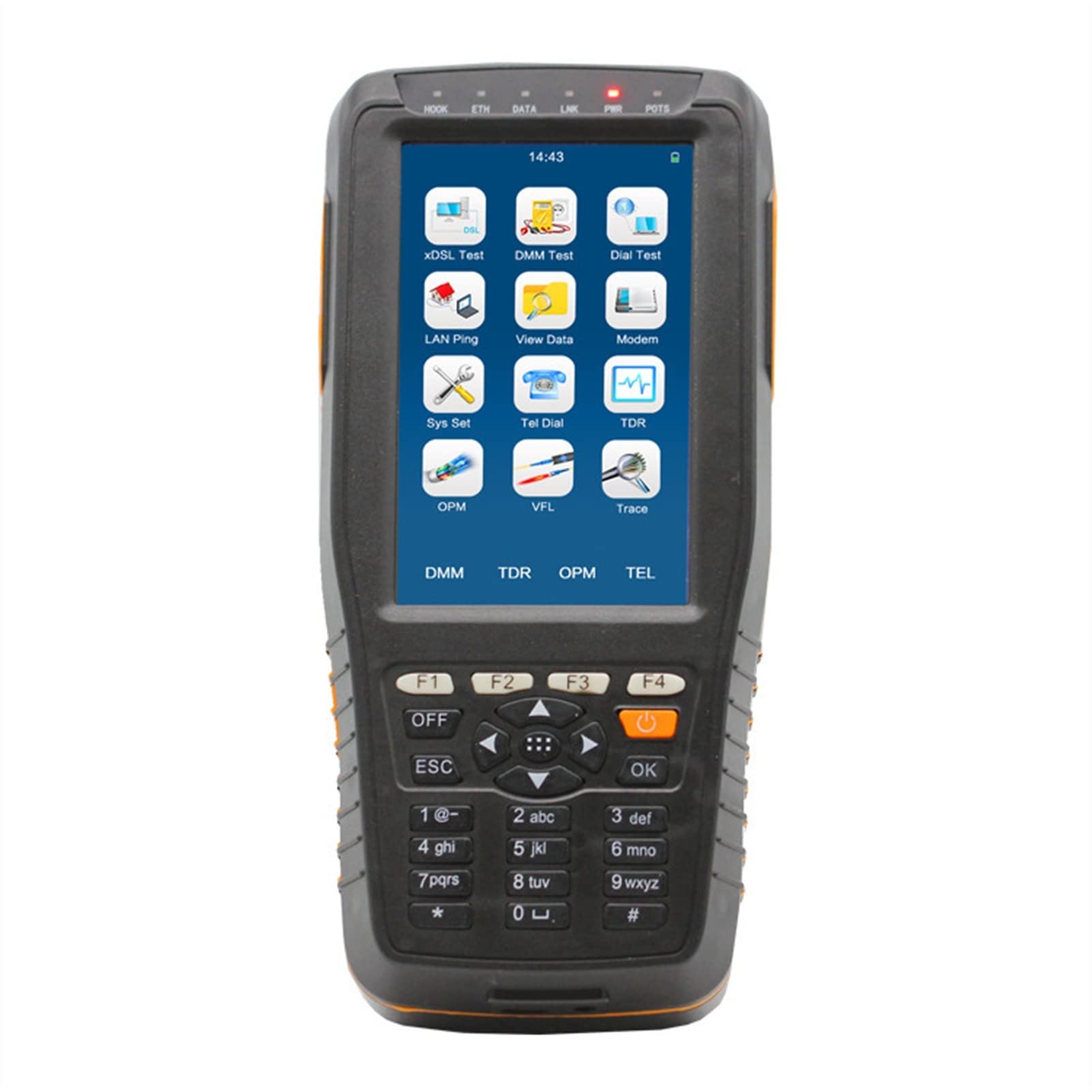 Tester kabli sieciowych, TM600P VDSL. Tester-Support 35B 30A 17A Profil - pełna funkcja