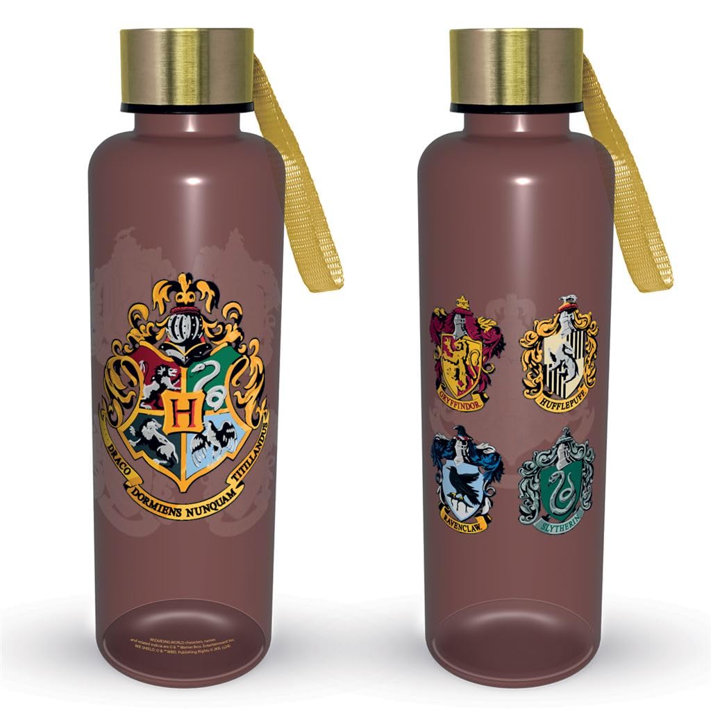 Pyramid International Harry Potter (Colourful Crest) Slim Metal Drinks Bottle, High-Quality Hydration Solution, 19 fl oz / 560ml, One Size โ image 1
