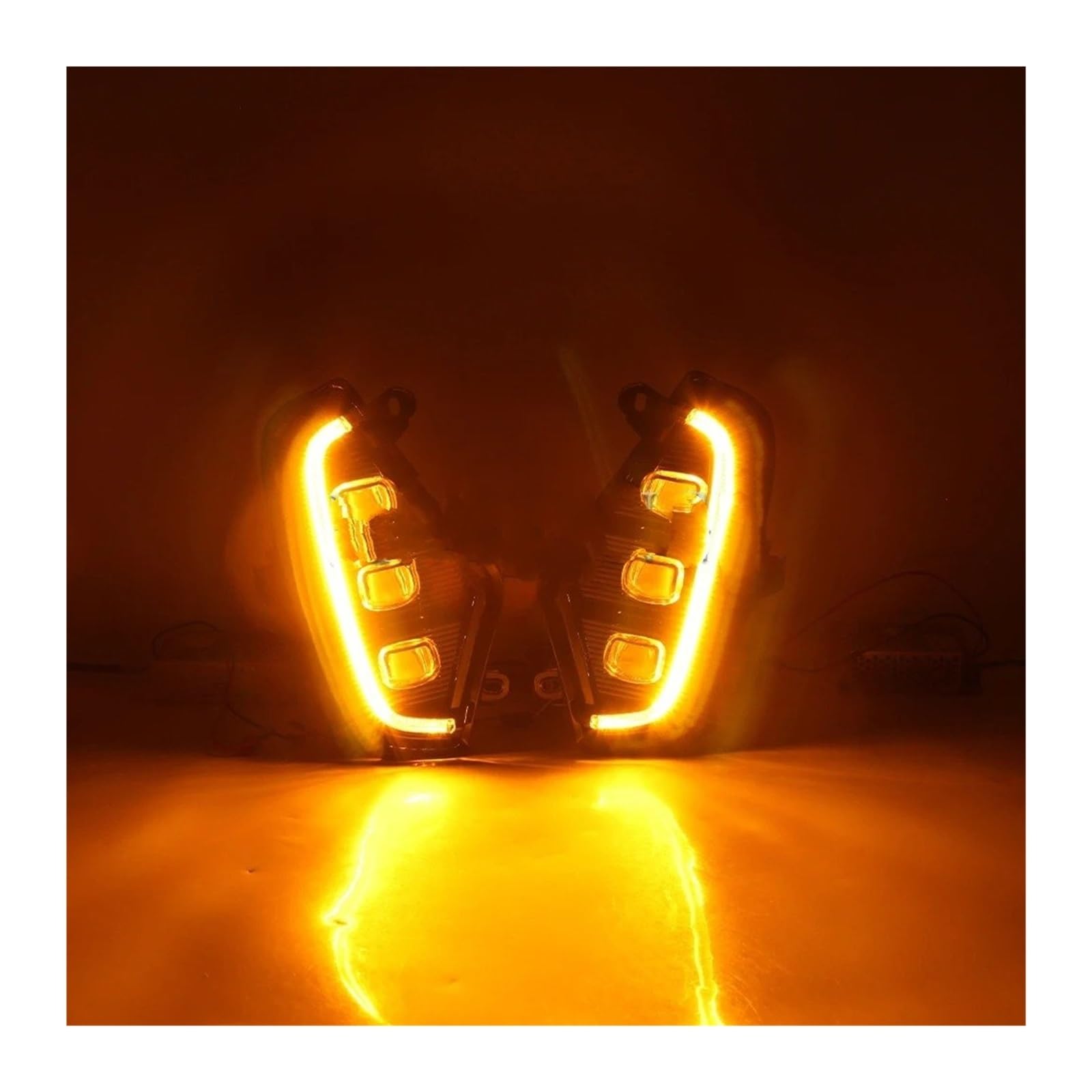 Luces LED De Circulación Diurna Para Toyota Para Rav4 (2019-2023) Accesorios Modificados Faros Antiniebla DRL Completos Intermitentes Laterales Para Automóviles