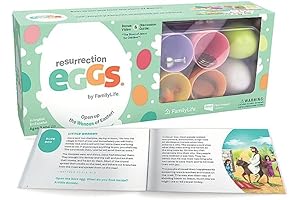 12-Piece Resurrection Eggs: Interactive Easter Story Retelling for Kids