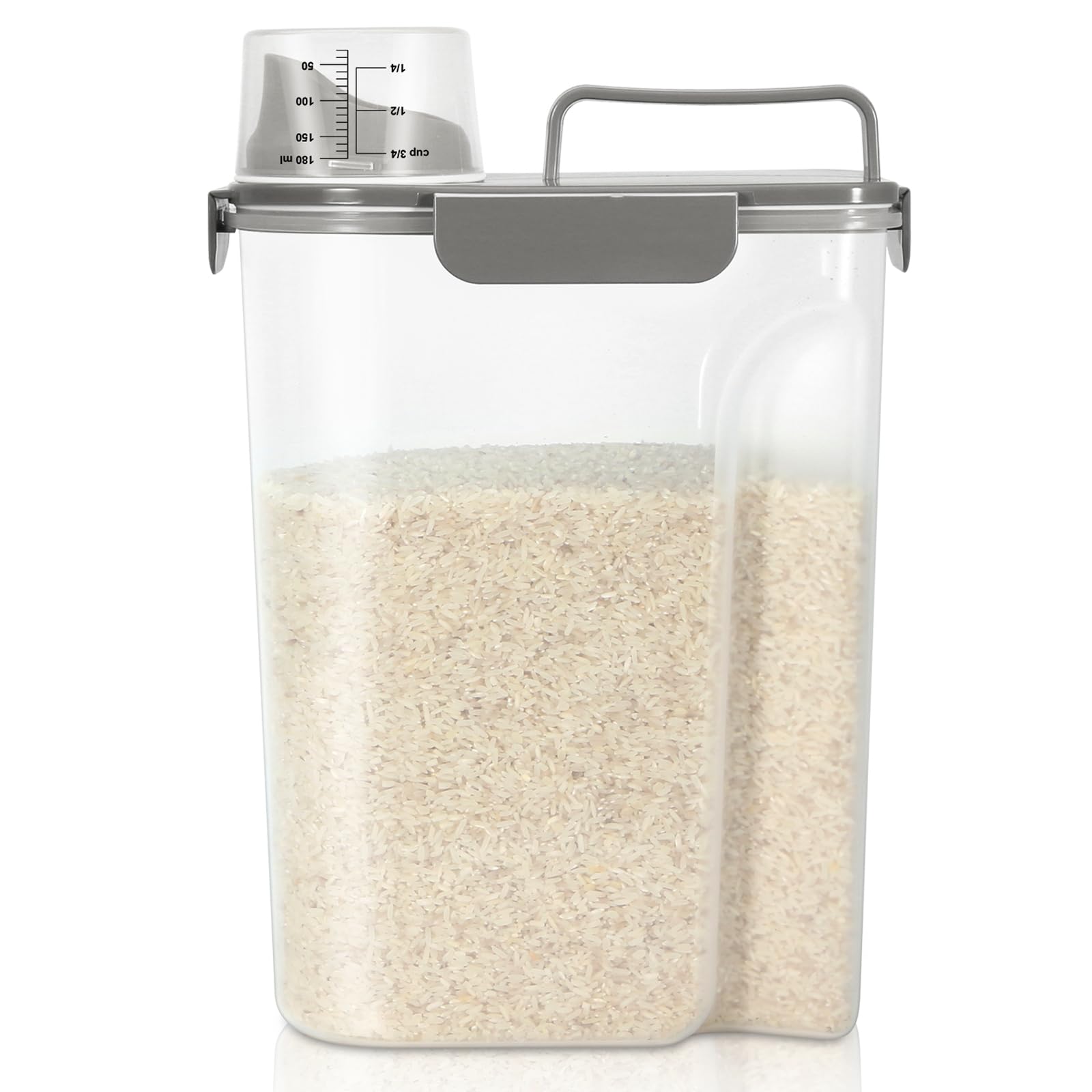 TBMax Airtight Rice Container 10 Lbs, Cereal Dispenser, Pet Cat Dog Food Storage Containe…