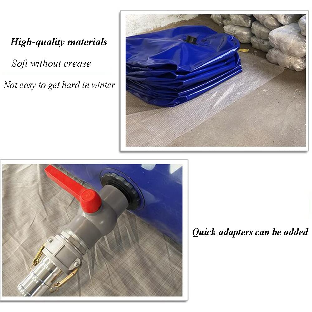 Amazon.co.jp: 大容量水貯蔵バッグ、厚手のPVC耐久性のあるオイル